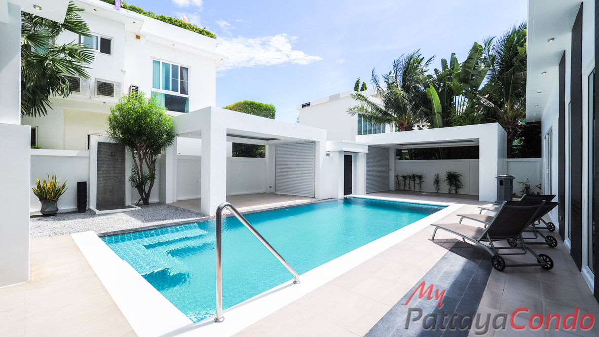 Palm Oasis Pool Villa Pattaya House For Sale - HJPO01
