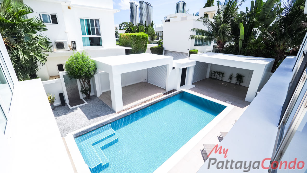 Palm Oasis Pool Villa Pattaya House For Sale - HJPO01