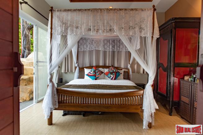Unique Eight Bedroom + Rooftop Terrace Sea View Pool Villa for Rent in Rawai/Sai Yuan
