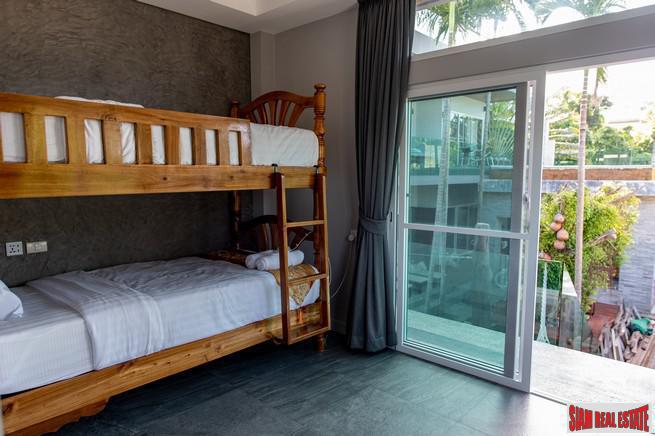 Unique Eight Bedroom + Rooftop Terrace Sea View Pool Villa for Rent in Rawai/Sai Yuan