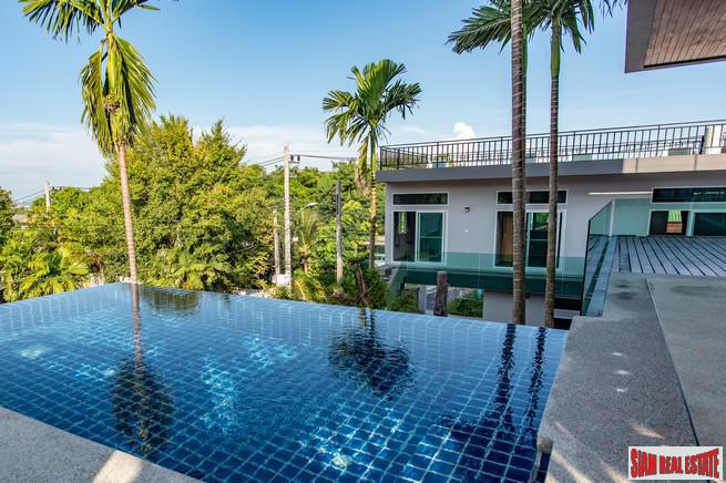 Unique Eight Bedroom + Rooftop Terrace Sea View Pool Villa for Rent in Rawai/Sai Yuan