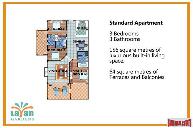 Layan Gardens | Luxury 3 Bedroom Garden Access Apartment for Sale in Exclusive Layan Estate
