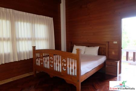 Contemporary Thai Teak Four Bedroom Pool Villa for Rent in Rawai