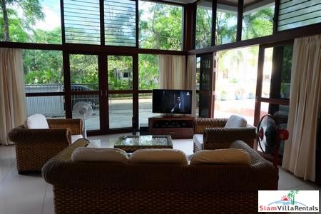 Contemporary Thai Teak Four Bedroom Pool Villa for Rent in Rawai