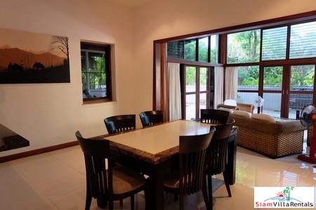 Contemporary Thai Teak Four Bedroom Pool Villa for Rent in Rawai