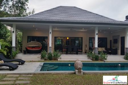 Three Bedroom Pool Villa with Lovely Garden and Terrace in Rawai for Rent
