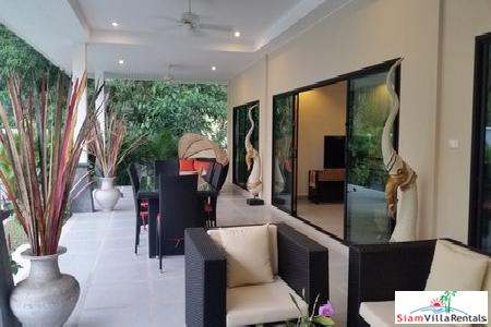 Three Bedroom Pool Villa with Lovely Garden and Terrace in Rawai for Rent