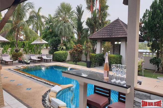 Four Bedroom Balinese Style Pool Villa for Sale on the East Coast of Phuket