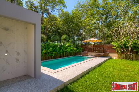 Outdoor Garden Living in this Rawai Pool Villa