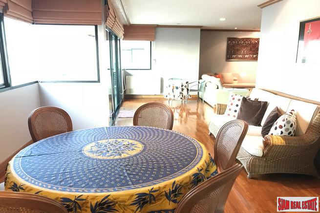 Sathorn Gardens | River and City Views from this Three Bedroom Condo for Rent at Sathorn, Bangkok