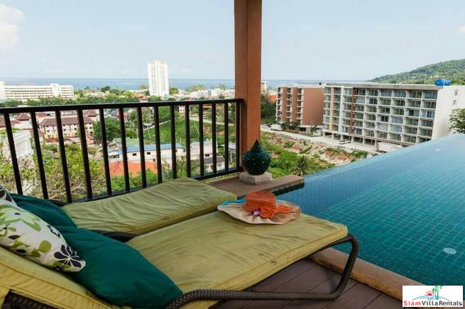 Fantastic Sea Views from this Three Bedroom House Located in the Hills of Karon