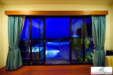 Panoramic Ocean and Lush Mountain Views from this Three Bedroom in Nai Thon