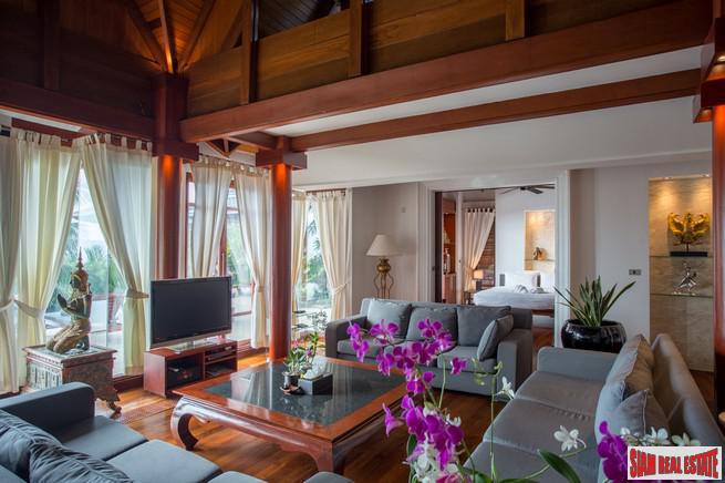 Ayara Surin | Magnificent Thai Style Villa with Sea Views Overlooking Surin and Bang Tao Beaches