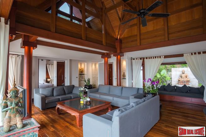 Ayara Surin | Magnificent Thai Style Villa with Sea Views Overlooking Surin and Bang Tao Beaches