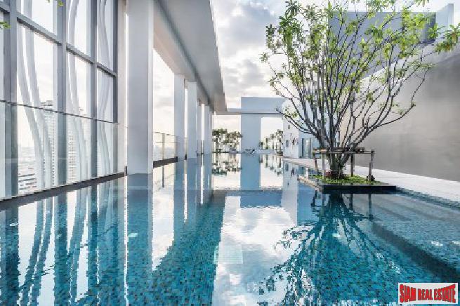 Rhythm Sathorn | Views of the River from the 15th Floor One Bedroom Apartment for Rent-2