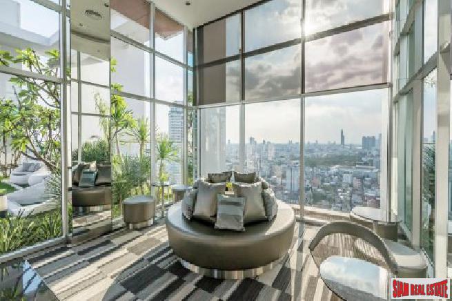 Rhythm Sathorn | Views of the River from the 15th Floor One Bedroom Apartment for Rent-3