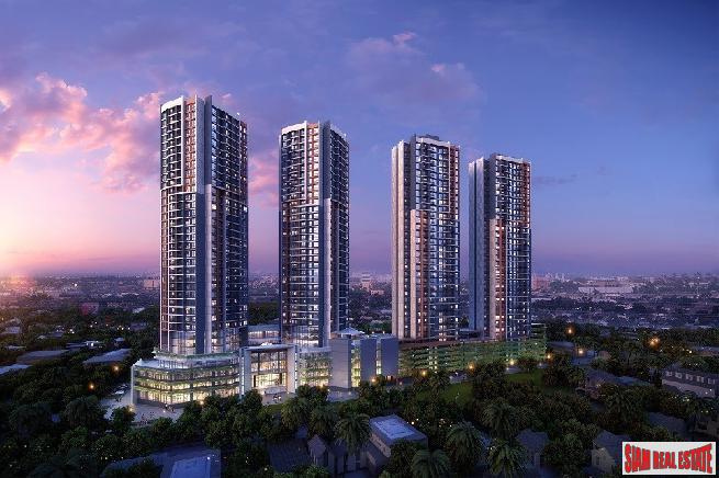 Two Bed Condos in Mixed Used Development Project, New Smart Community at Ratchada, Huai Khwang-0