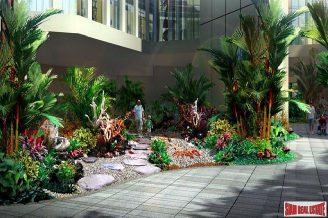 Two Bed Condos in Mixed Used Development Project, New Smart Community at Ratchada, Huai Khwang-5