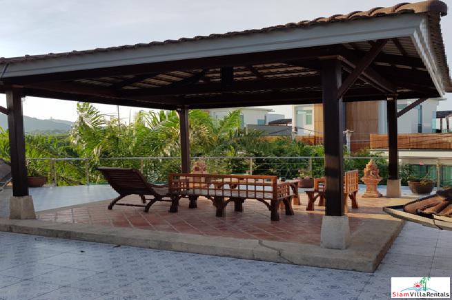 Contemporary Thai Style Three Bedroom House with Fantastic Sea Views in Rawai