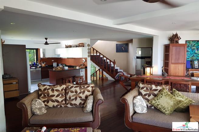 Contemporary Thai Style Three Bedroom House with Fantastic Sea Views in Rawai-3