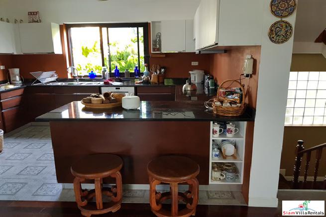Contemporary Thai Style Three Bedroom House with Fantastic Sea Views in Rawai