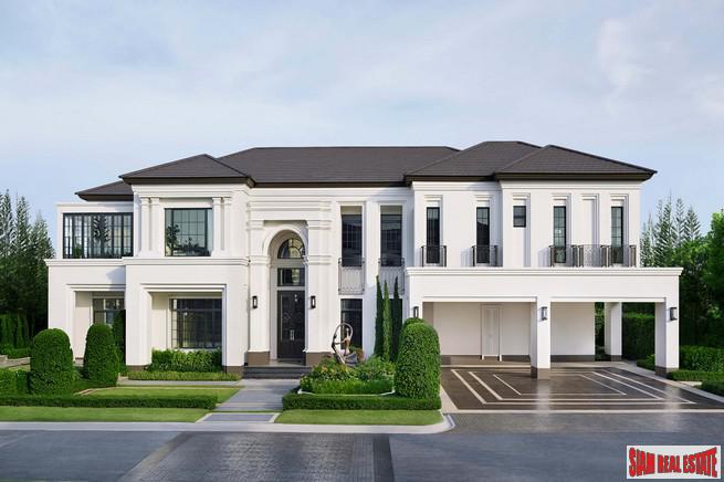 BAAN SANSIRI PATTANAKARN | New Flagship Housing Project by Leading Thai Developer, English Regency Stlye Houses at Pattanakarn