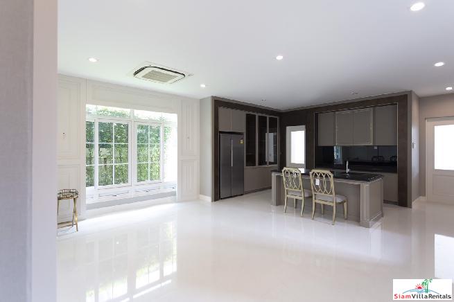 Nantawan Bangna| New Two Storey Four Bedroom House Situated on a Corner Lot in Bangna