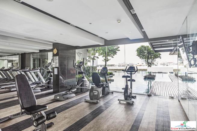 Teal Sathorn- Taksin | City Views from the 27th Floor of this Furnished Three Bedroom Condo in Wongwian Yai-26