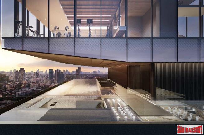 Luxury New Condo Nearing Completion by Japanese and Thai Developers Located between Thong Lor and Ekkamai - Two Bed Units - Free Full Furniture or Cash Discount!-12