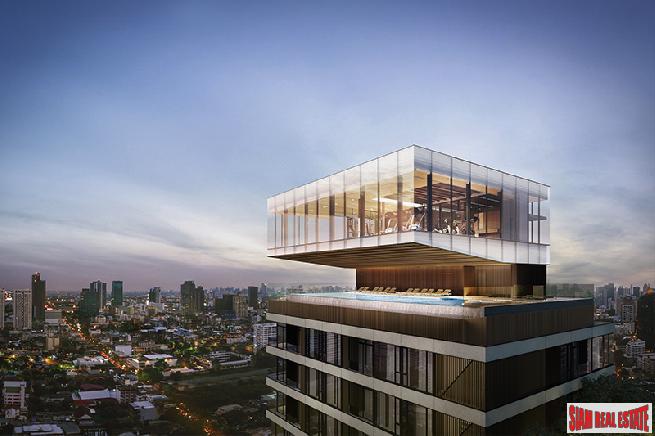 Luxury New Condo Nearing Completion by Japanese and Thai Developers Located between Thong Lor and Ekkamai - Two Bed Units - Free Full Furniture or Cash Discount!