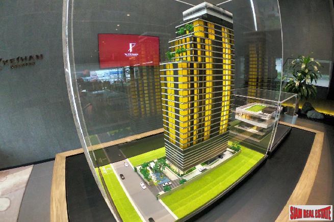 Luxury New Condo Nearing Completion by Japanese and Thai Developers Located between Thong Lor and Ekkamai - Two Bed Units - Free Full Furniture or Cash Discount!-23