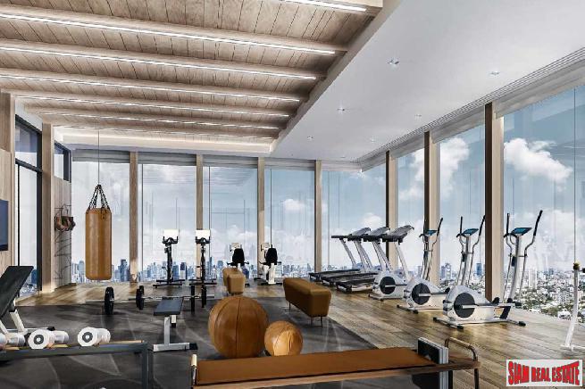 Luxury New Condo Nearing Completion by Japanese and Thai Developers Located between Thong Lor and Ekkamai - Two Bed Units - Free Full Furniture or Cash Discount!-4