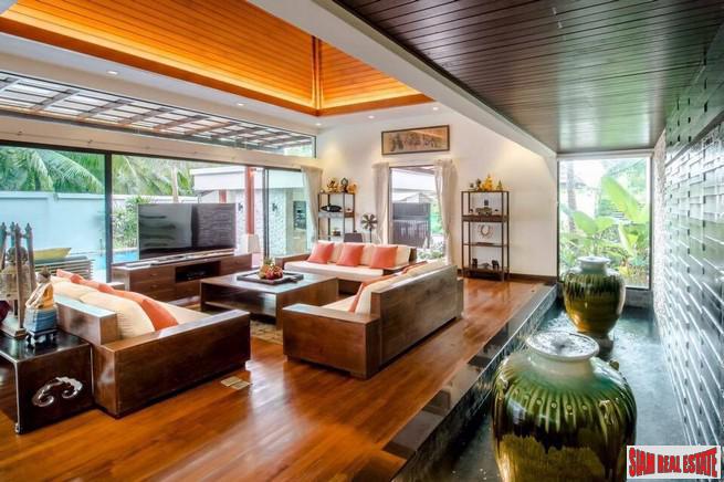 Kamala Nathong | Luxurious Thai-Balinese Style Five Bedroom Pool Villa for Sale