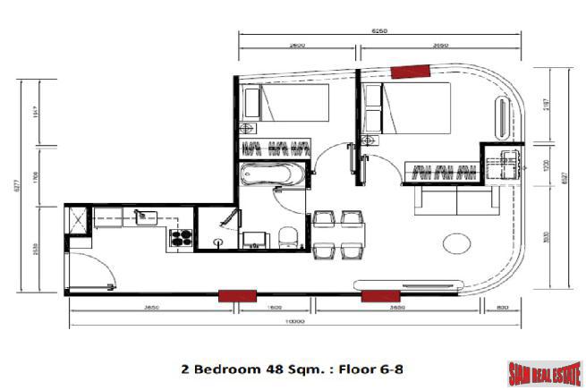 Deluxe Two Bedroom Condos in New Low Rise Development, Asok -10% Discount and 5% Rental Guarantee for 3 Years!-28