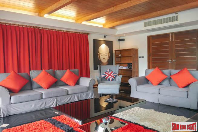 Large and Prestigious Sea View Three Bedroom House for Sale in Rawai