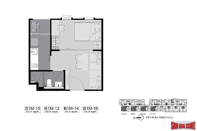 RESALE UNITS at SOLD OUT New Low-Rise Condo at Phra Ram 9 by Leading Thai Developer - Two Bed Units-24