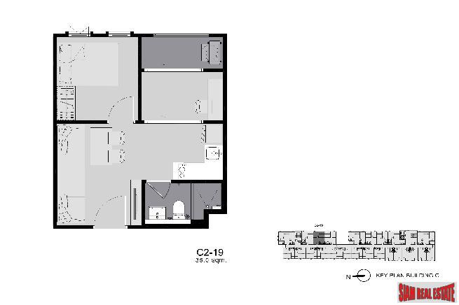 RESALE UNITS at SOLD OUT New Low-Rise Condo at Phra Ram 9 by Leading Thai Developer - Two Bed Units-28