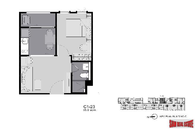 RESALE UNITS at SOLD OUT New Low-Rise Condo at Phra Ram 9 by Leading Thai Developer - Two Bed Units-29