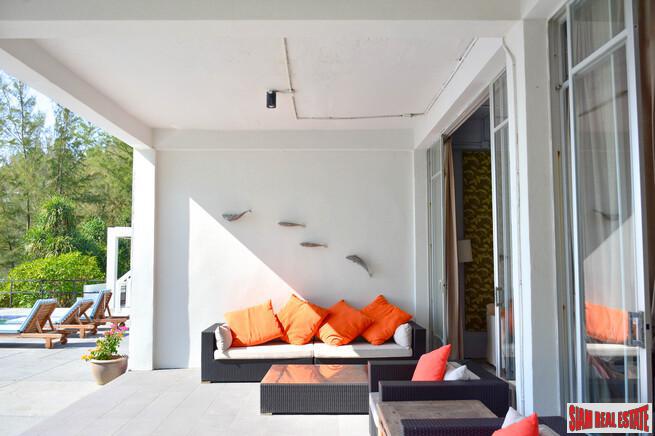 Exclusive Beachfront Eight Bedroom Pool Villa at Mai Khao Beach