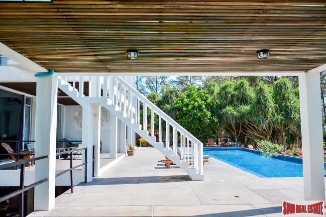 Exclusive Beachfront Eight Bedroom Pool Villa at Mai Khao Beach