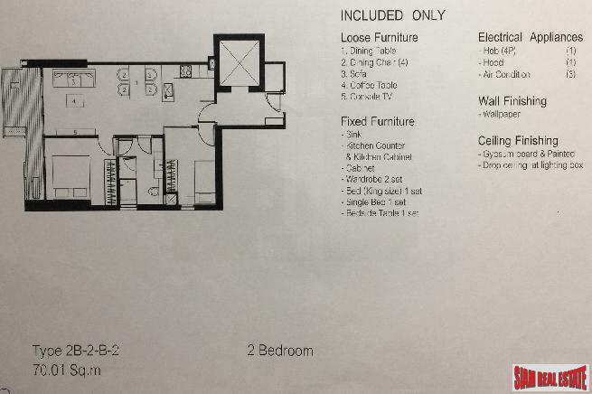 Siamese Exclusive 31 | New Luxury 2 Bed Corner Unit on 17th Floor in Phrom Phong-22