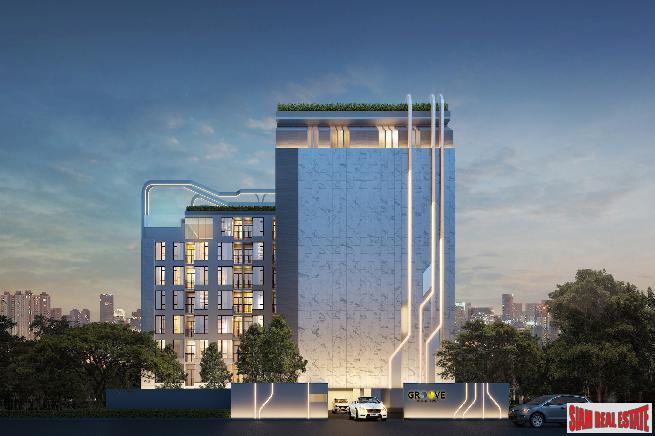 New Low-Rise Smart Condo in Construction with Extensive Facilities at Ratchada-Rama 9 Area - 1 Bed Units - Up to 36% Discount!