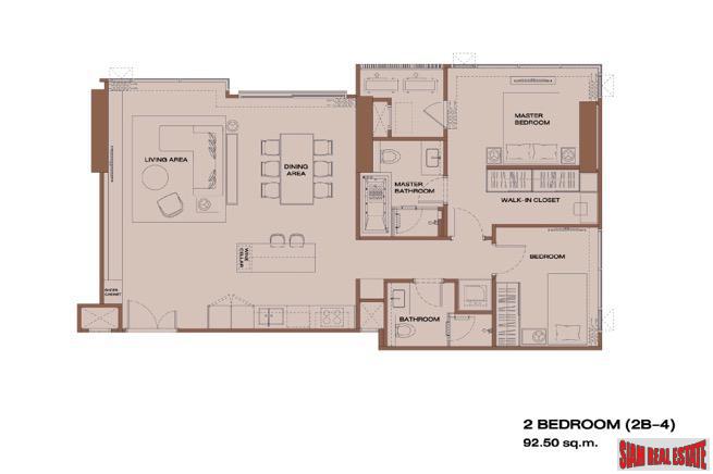 New Super Luxury Condominium in Prime Sathorn Location - Two Bedroom-17