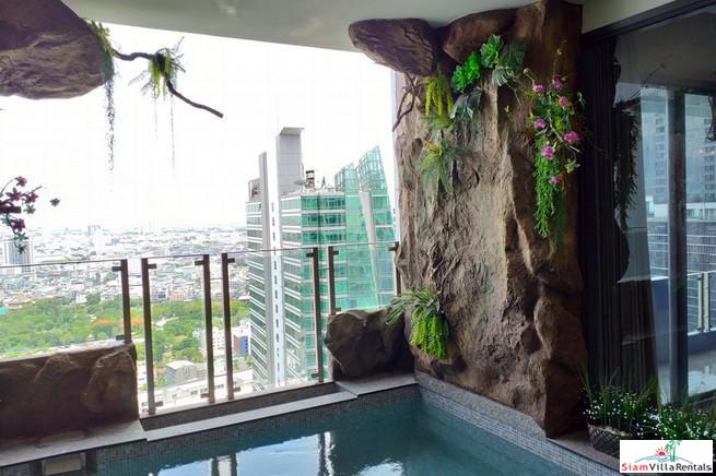 The Diplomat Sathorn | Luxury Three Bedroom with Fabulous City Views and a Private Balcony Pool in Sathorn
