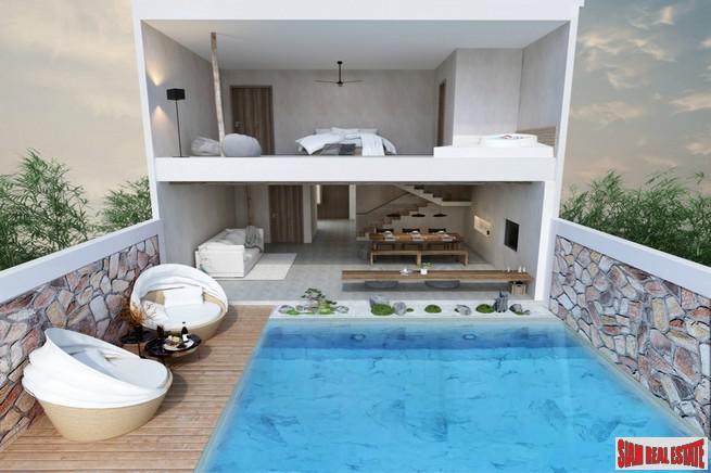 Modern Two Storey Two Bedroom Development with Private Swimming Pools in Nai Harn-0