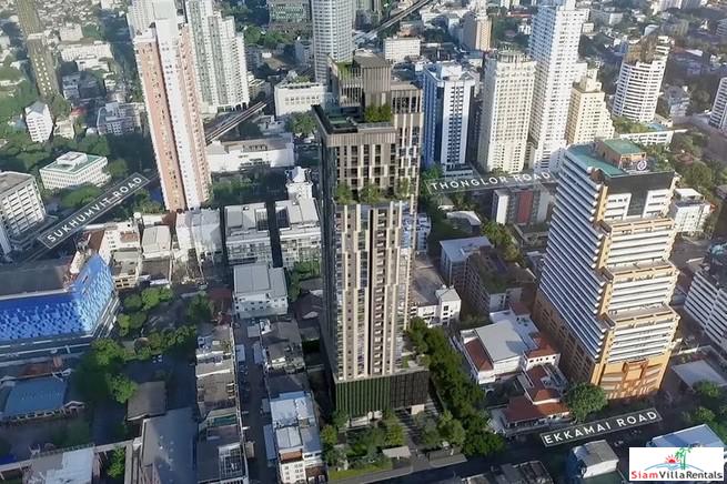 RHYTHM Ekkamai | Large Modern Two Bedroom Corner for Rent in New Condo