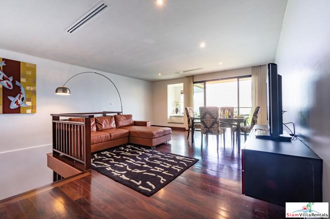 The Royal Bay View Villas | Two Bedroom Family Penthouse Duplex for Rent with Panoramic Patong Bay Sea Views-6