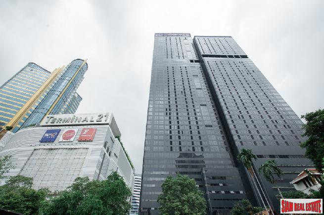 Luxury High-Rise Completed Condo at Asoke Intersection - One Bed Units - Up to 12% Discount on Final Units and FREE Furniture and Transfer!!-1