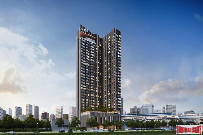 New High-Rise Condo in Construction by Leading Thai and Japanese Developers at Sukhumvit-Rama 4, Phra Khanong - 2 Bed Units
