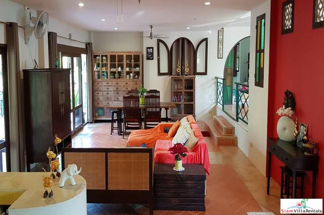 Large Private Four Bedroom House with Pool for Rent on One Rai of Land in Chalong